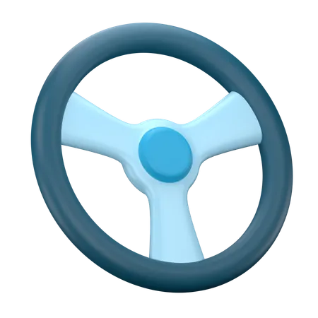 Steering Wheel  3D Icon