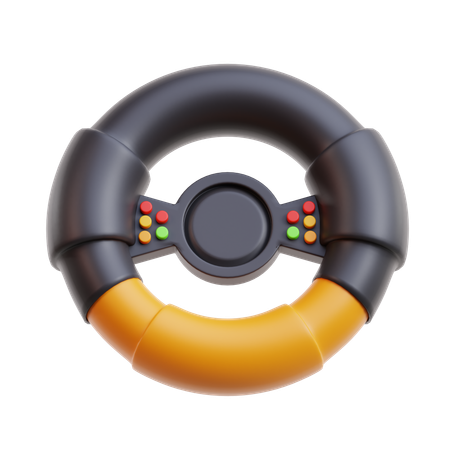 Steering Wheel  3D Icon