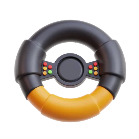 Steering Wheel  3D Icon