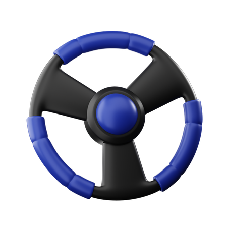 Steering Wheel  3D Icon