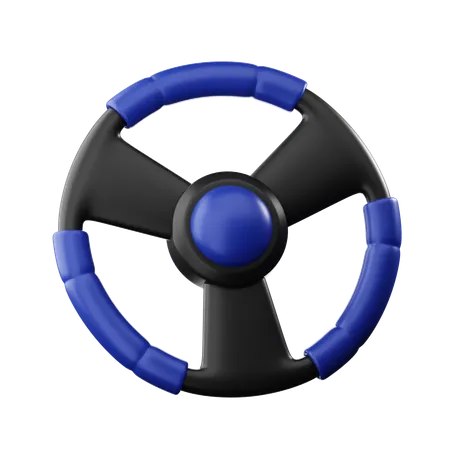 Steering Wheel  3D Icon