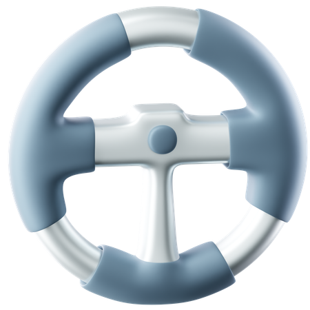 Steering Wheel  3D Icon
