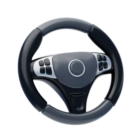 Steering Wheel  3D Icon