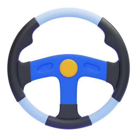 Steering Wheel  3D Icon