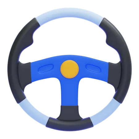 Steering Wheel  3D Icon