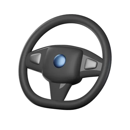 Steering Wheel  3D Icon