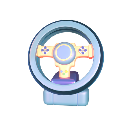 Steering Wheel  3D Icon