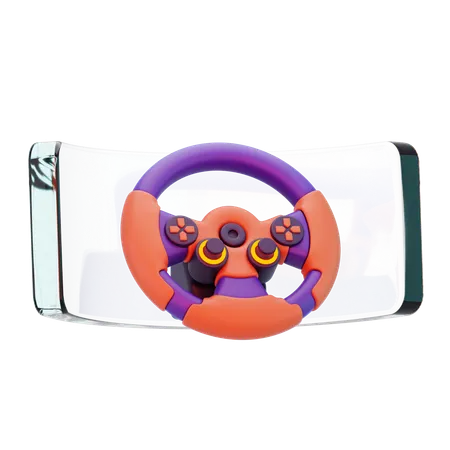 Steering Wheel  3D Icon