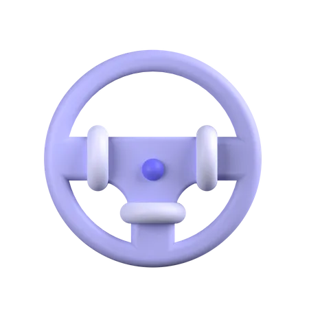 Steering Wheel  3D Illustration