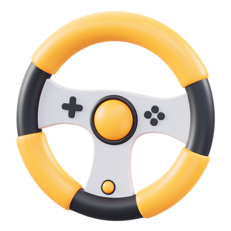 Steering Wheel Car Games  3D Icon