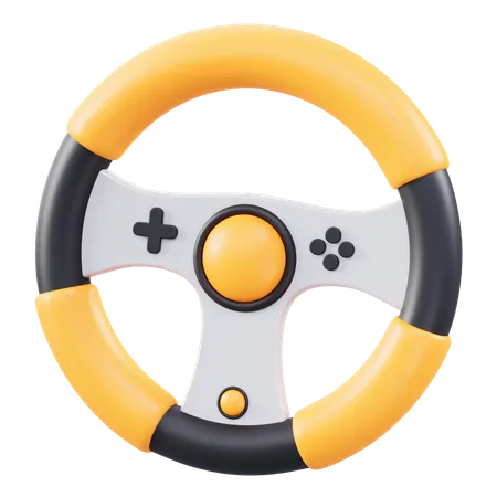 Steering Wheel Car Games  3D Icon