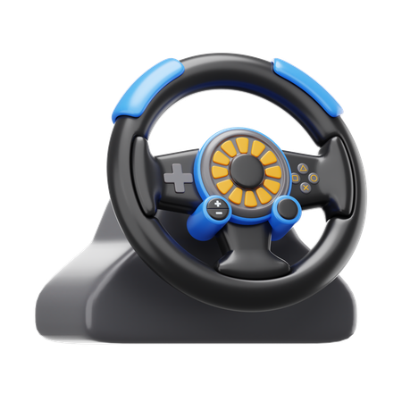 Steerng Wheels Game  3D Icon