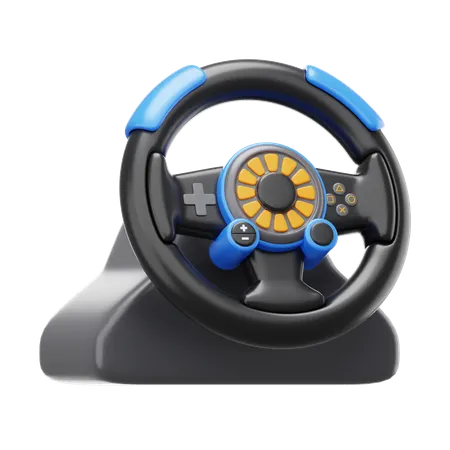 Steerng Wheels Game  3D Icon