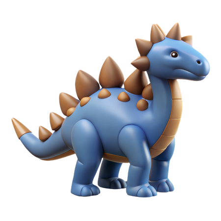 Stegosaurus Dinosaur  3D Icon