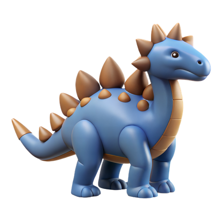 Stegosaurus-Dinosaurier  3D Icon