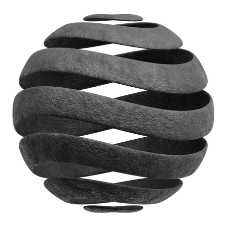 Abstrakte Formen aus Stein  3D Icon