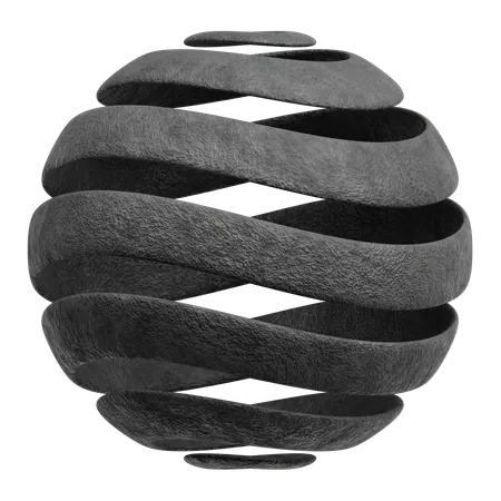 Abstrakte Formen aus Stein  3D Icon