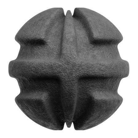 Abstrakte Formen aus Stein  3D Icon