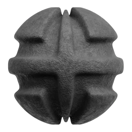 Abstrakte Formen aus Stein  3D Icon