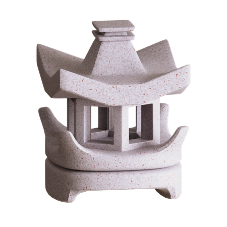 Steinlaterne  3D Icon