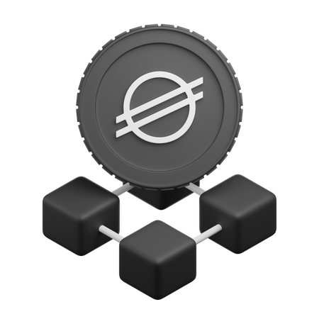 Stellar Blockchain  3D Icon