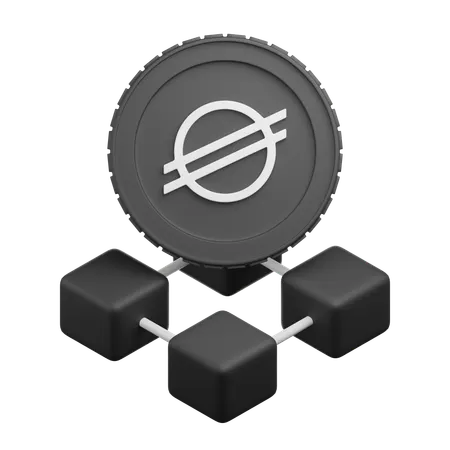 Stellar Blockchain  3D Icon