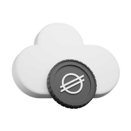 Stellar Cloud  3D Icon