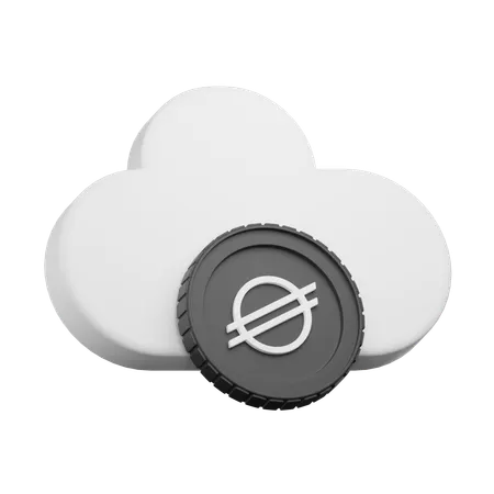 Stellar Cloud  3D Icon