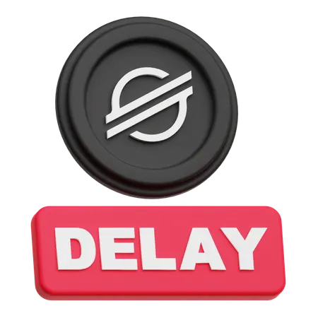 Stellar Coin delay  3D Icon