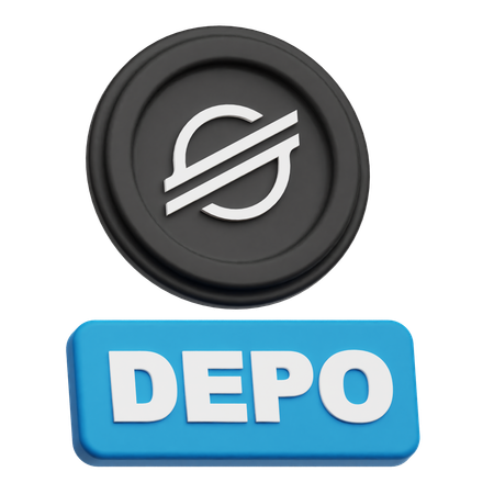 Stellar Coin depo  3D Icon