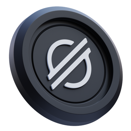 Stellar Cryptocurrency  3D Icon