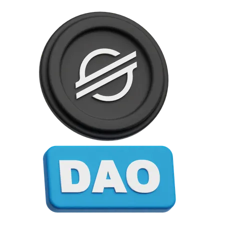 Stellar Dao  3D Icon