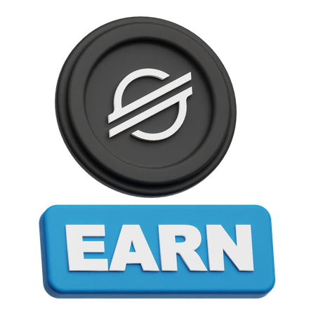 Stellar Earn  3D Icon