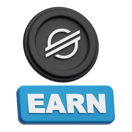 Stellar Earn  3D Icon