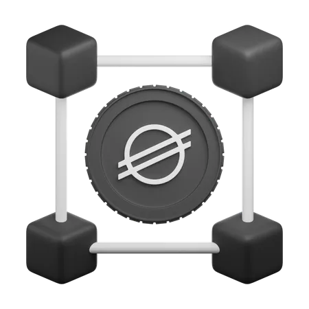 Stellar Network  3D Icon