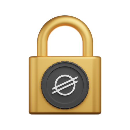 Stellar Padlock  3D Icon