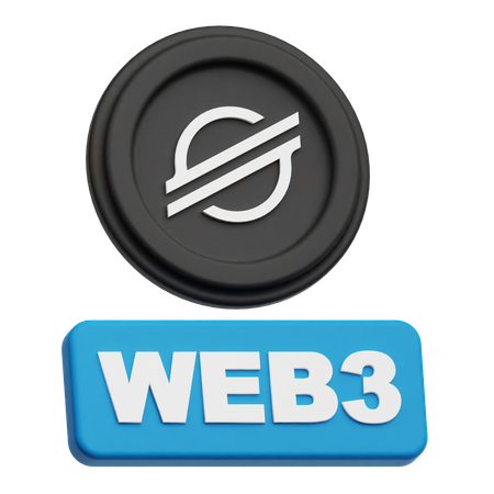 Stellar Web 3  3D Icon