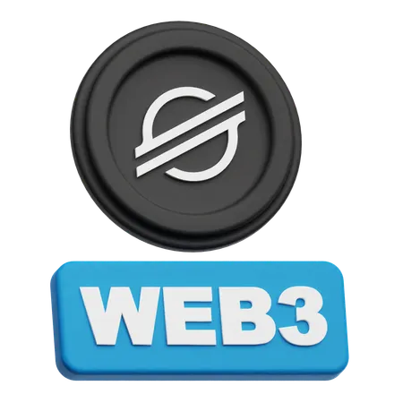 Stellar Web 3  3D Icon