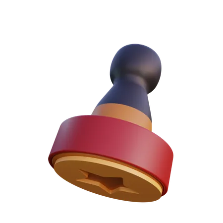 Stempel  3D Icon