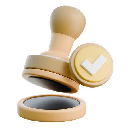 Stempel  3D Icon