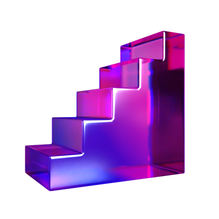 Step  3D Icon