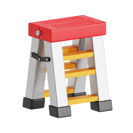 Step Ladder  3D Icon