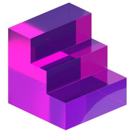 Steps Pattern  3D Icon