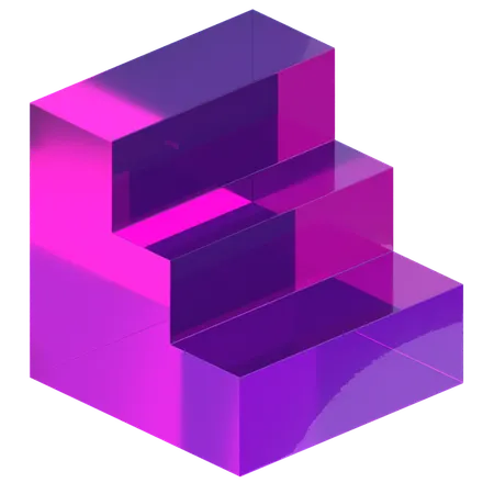 Steps Pattern  3D Icon