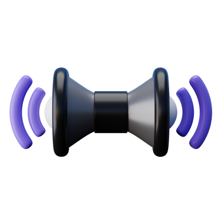 Stereo Speaker  3D Icon