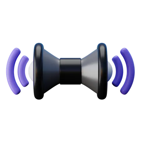 Stereo Speaker  3D Icon