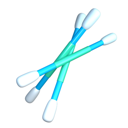 Sterile Baumwolle  3D Icon