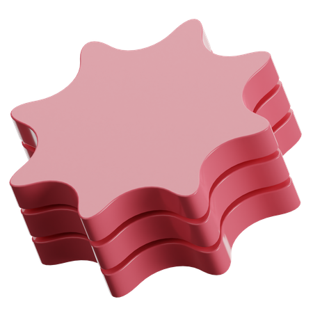 Stern abstrakte Form  3D Icon