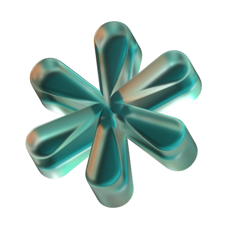 Stern abstrakte Form  3D Icon