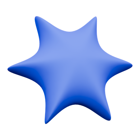 Sterne abstrakte Formen  3D Icon